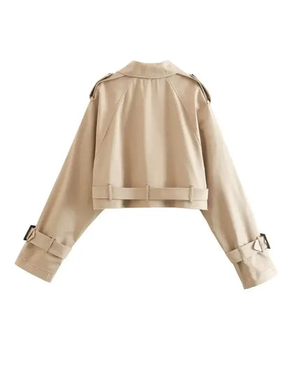 Traf Street-wear Long Sleeve Female Jacket laurichshop