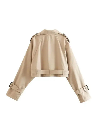 Traf Street-wear Long Sleeve Female Jacket laurichshop