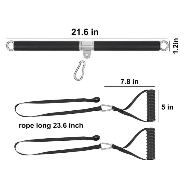 Triceps Biceps Back Blaster Rope Lat Pull Down Attachment.