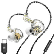 TRN MT1 In Ear Earphone Dynamic DJ Monitor - laurichshop