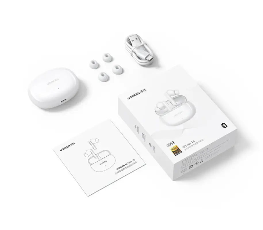 UGREEN HiTune T6 ANC TWS Wireless Earbuds Active Noise Cancellation