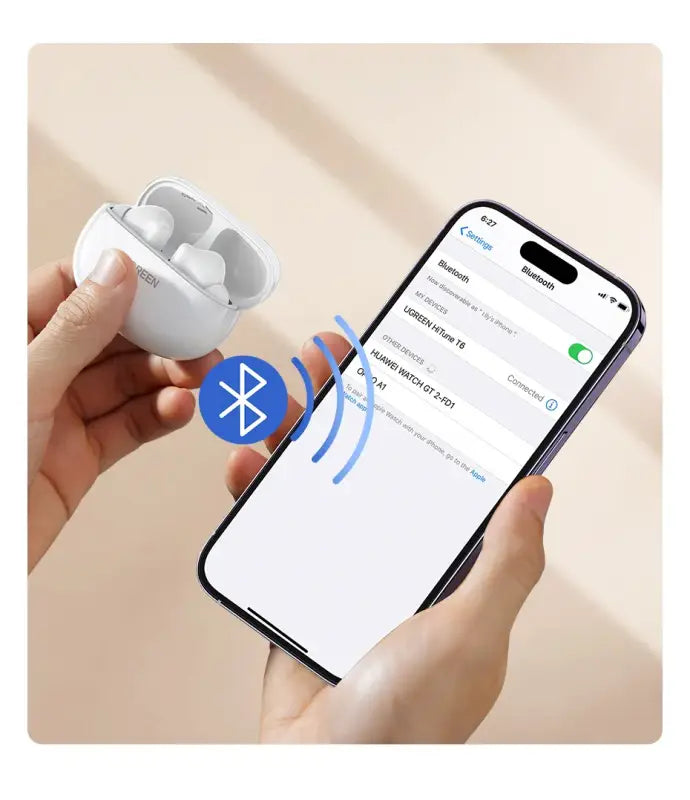 UGREEN HiTune T6 ANC TWS Wireless Earbuds Active Noise Cancellation