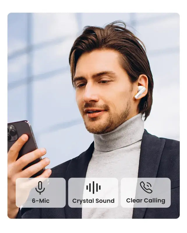 UGREEN HiTune T6 ANC TWS Wireless Earbuds Active Noise Cancellation