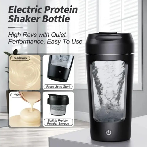 USB Electric Portable Protein Shaker Multipurpose Rechargeable Blender Cup