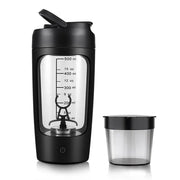 USB Electric Portable Protein Shaker Multipurpose Rechargeable Blender Cup - Black / CHINA