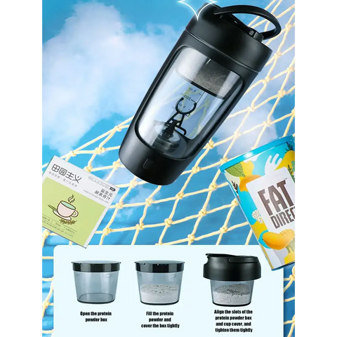 USB Electric Portable Protein Shaker Multipurpose Rechargeable Blender Cup