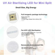 UVC Sterilizer Kill Bacteria Dust Mite For Air Conditioner Ultraviolet Disinfection - ACLS50DR