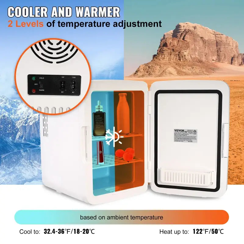 Vevor 10 L Mini Portable Refrigerator Cooling Freezer