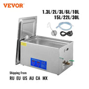 Vevor Ultrasonic Cleaner Lave-Dishes Portable Washing Machine