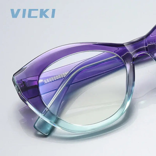 Vicki Stylish Cat-eye Anti-blue Light Multi-functional Eyeglasses