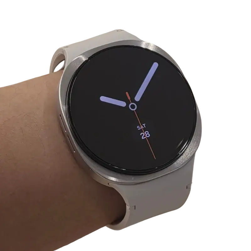 Samsung Galaxy Watch 8 with GPS tracking feature activated