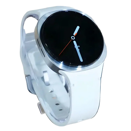 Samsung Galaxy Watch 8 smartwatch with 1.5-inch AMOLED display front view