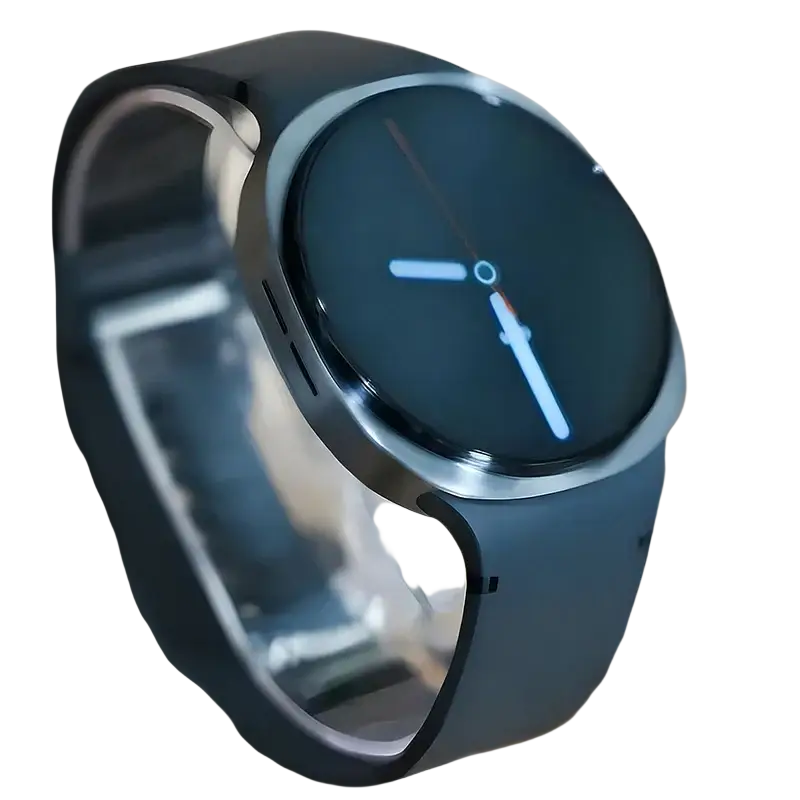 Samsung Galaxy Watch 8 round design with high-resolution display