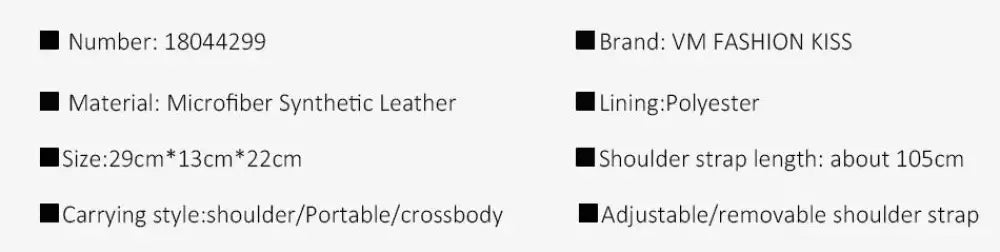 VM Elegant Boston Classic Women's Leather Shoulder Handbag laurichshop