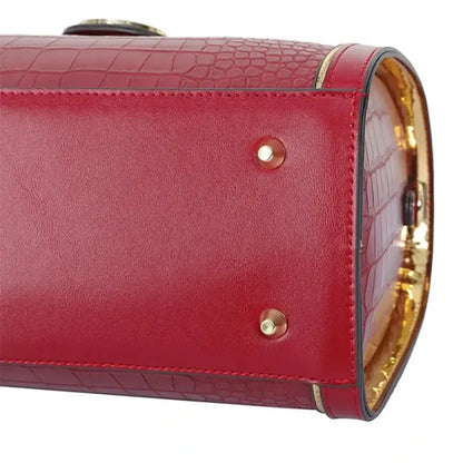 VM Elegant Boston Classic Women's Leather Shoulder Handbag laurichshop