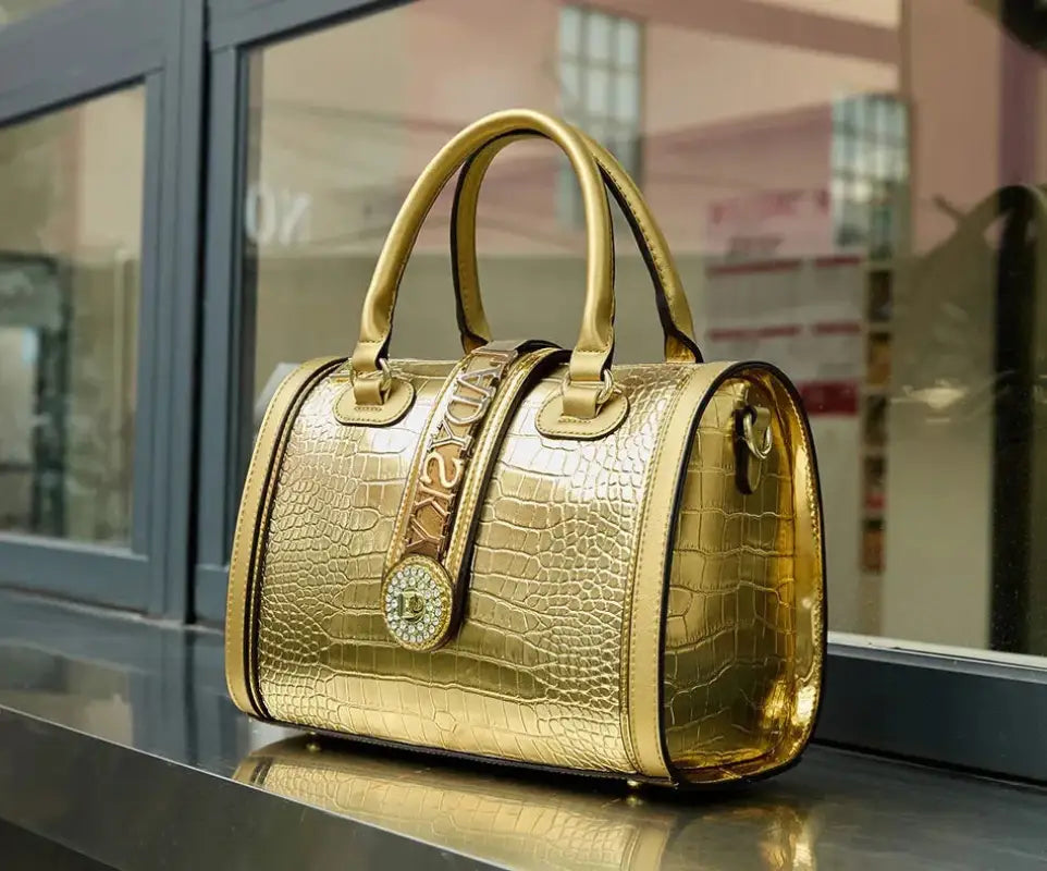 VM Elegant Boston Classic Women's Leather Shoulder Handbag laurichshop