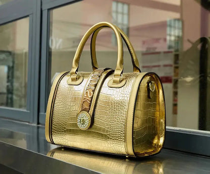 VM Elegant Boston Classic Women's Leather Shoulder Handbag laurichshop