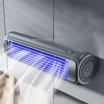 Wall Mounted Air Conditioning Silent Rechargeable Convenient Cooling Electric Fan