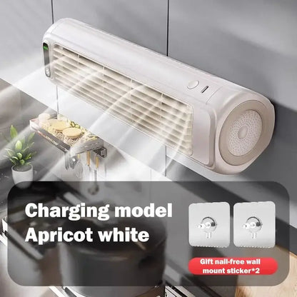 Wall Mounted Air Conditioning Silent Rechargeable Convenient Cooling Electric Fan
