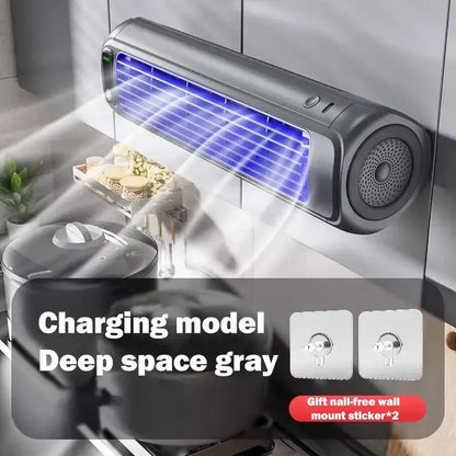 Wall Mounted Air Conditioning Silent Rechargeable Convenient Cooling Electric Fan