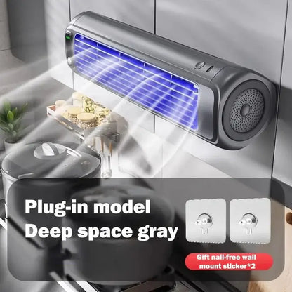 Wall Mounted Air Conditioning Silent Rechargeable Convenient Cooling Electric Fan