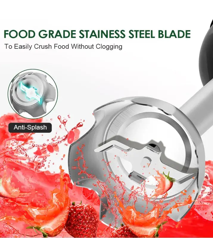 Wancle Electric Immersion Hand Blender Mixer 1000W 5 in 1 - HB-6008-5 in 1 / EU Plug / 5 in 1 | CHINA