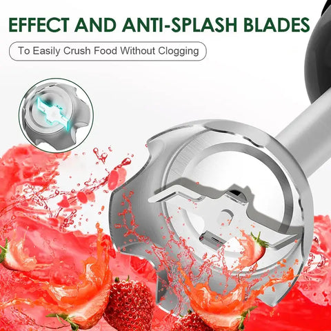 Wancle Electric Immersion Hand Blender Mixer 1000W 5 in 1 - HB-6008-5 in 1 / EU Plug / 5 in 1 | CHINA