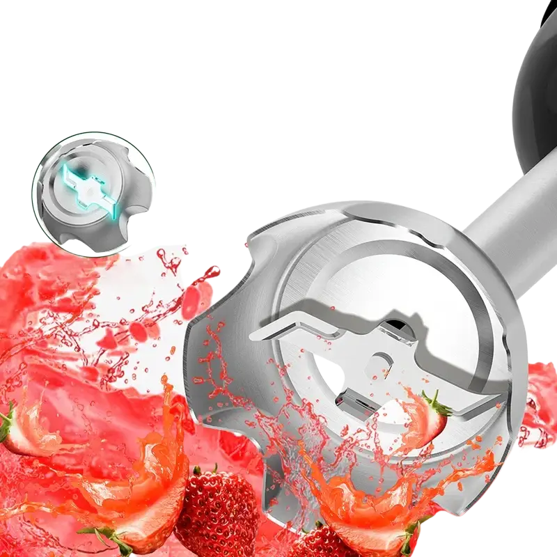 Wancle Electric Immersion Hand Blender Mixer 1000W 5 in 1 - HB-6008-5 in 1 / EU Plug / 5 in 1 | CHINA