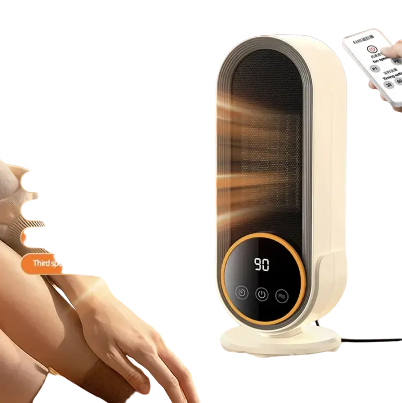 Portable Touch Screen Space Heater with Remote Control and Timing