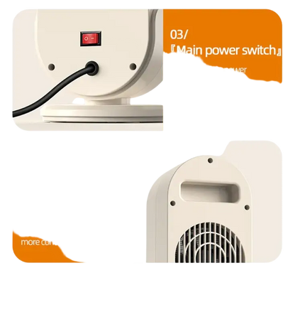 Portable Touch Screen Space Heater with Remote Control and Timing
