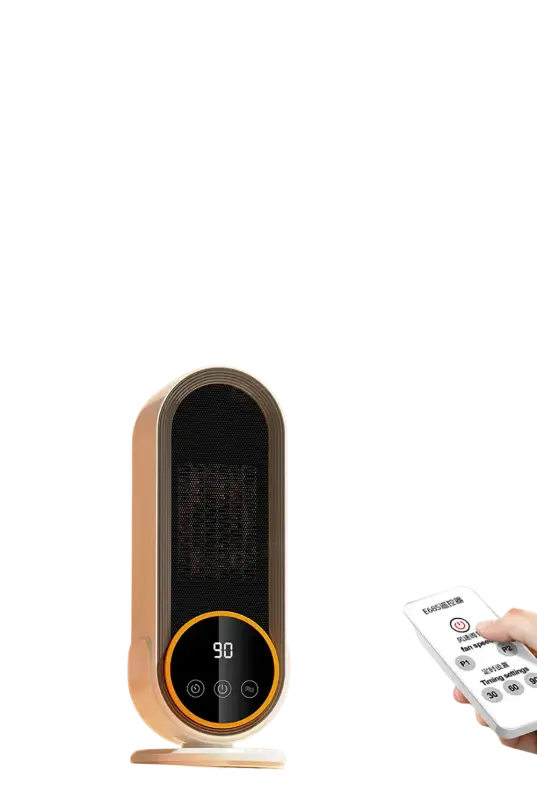 Portable Touch Screen Space Heater with Remote Control and Timing