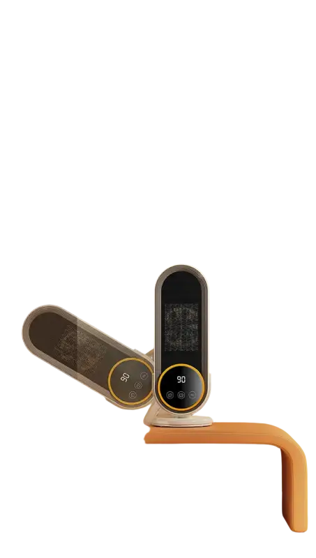 Portable Touch Screen Space Heater with Remote Control and Timing