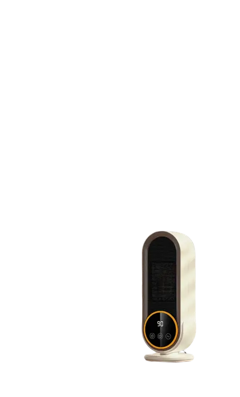 Portable Touch Screen Space Heater with Remote Control and Timing