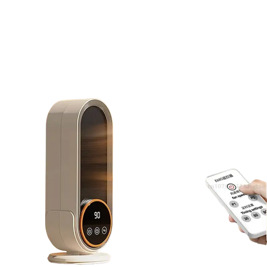 Portable Touch Screen Space Heater with Remote Control and Timing