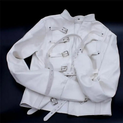 White Asylum Straight Jacket Costume