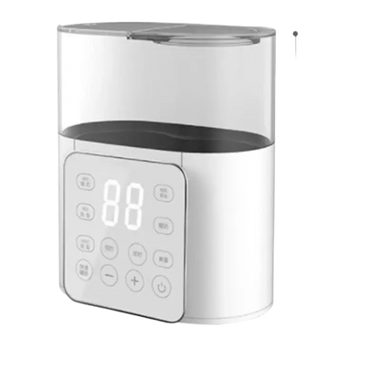 White electric baby bottle food heater with digital display