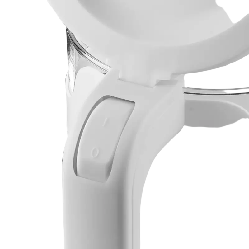 White glass electric kettle 220V 50Hz with blue illumination