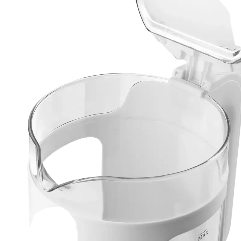 White glass electric kettle 220V 50Hz with blue illumination and wide pitcher