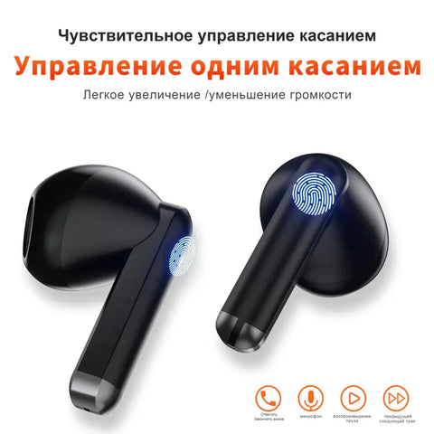 Wireless Headphones,QERE E28,NEW TWS Bluetooth 5.3,HD Microphone,HIFI Earphones,13mm Driver,60ms Low Latency,4 Mics+ENC Call - laurichshop