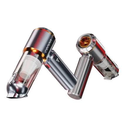 Cenrr silver and gold wireless portable car vacuum cleaner with 998000pa suction