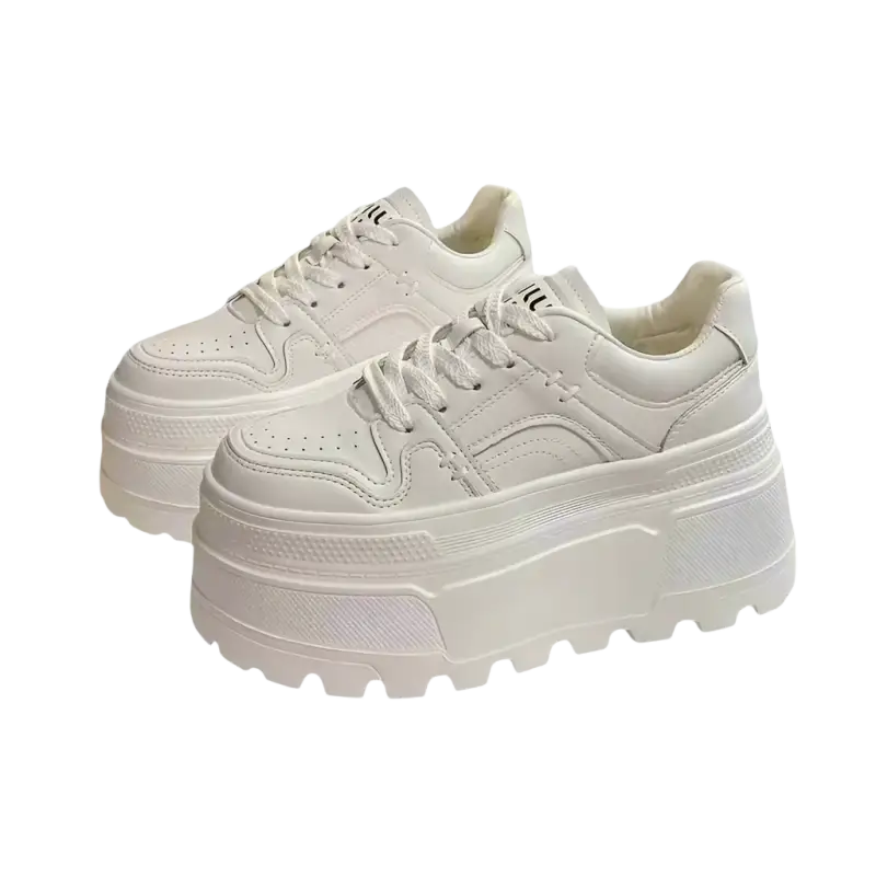 Women's Skateboard Style Running Sneakers - Fashion Design