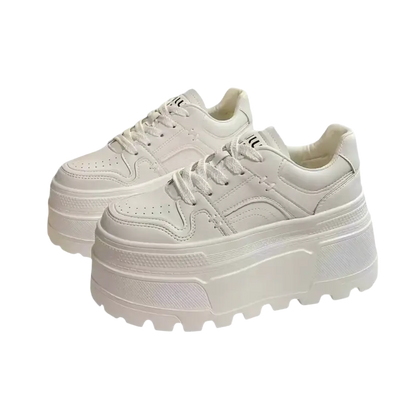 Women's Skateboard Style Running Sneakers - Fashion Design