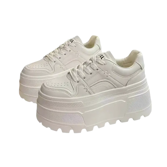 Women's Skateboard Style Running Sneakers - Fashion Design