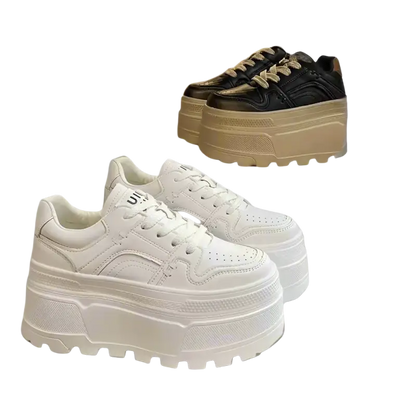 Breathable Lightweight Vulcanized Sneakers for Women - Close-up