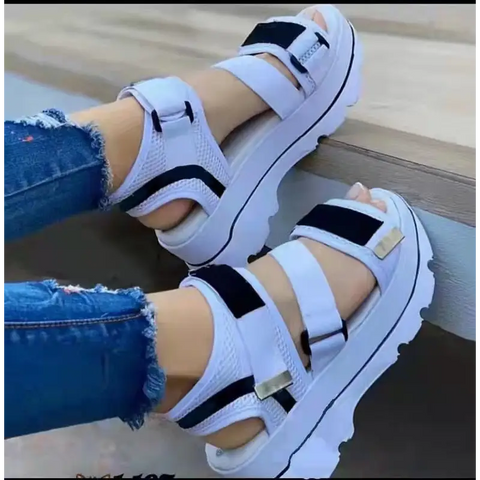 Women Sandals Casual Wedges Sandalias Mujer 2022 New Summer Shoes Women Heels Sandals Platform Peep Toe Wedges Chaussure Femme - laurichshop