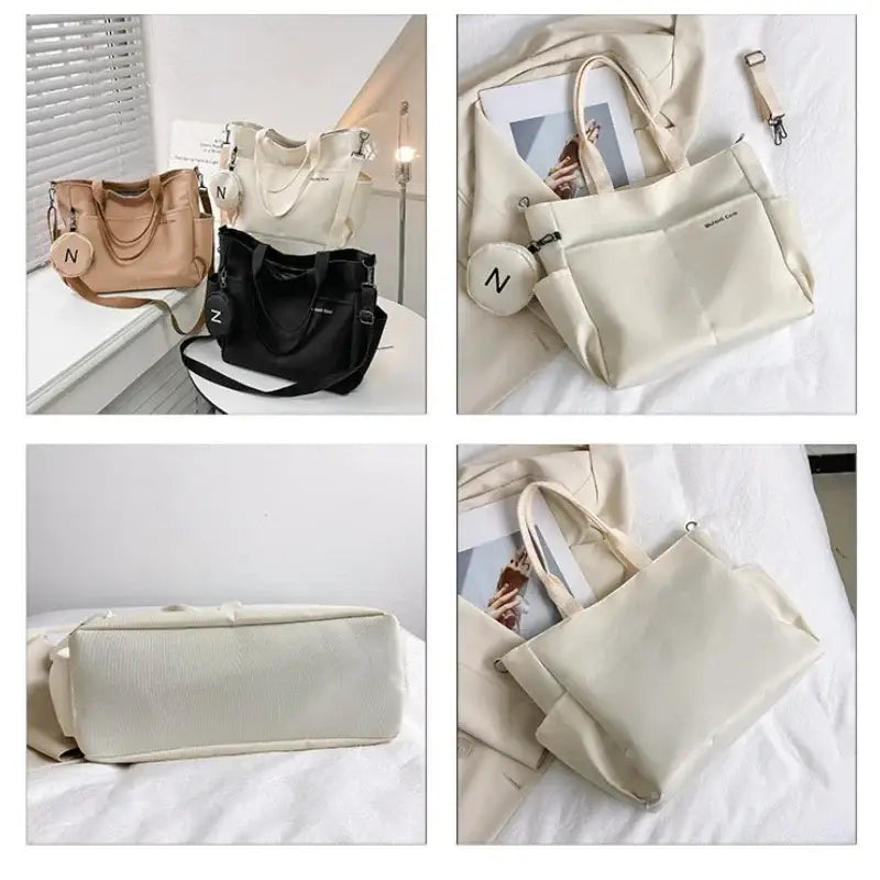 Women Shoulder Cross-body Bag Japanese Canvas Tote