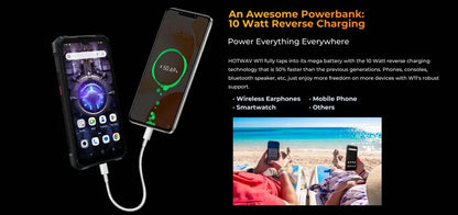 [World Premeire] HOTWAV W11 Rugged Phone 20800mAh 280LM Flashlight 6.6