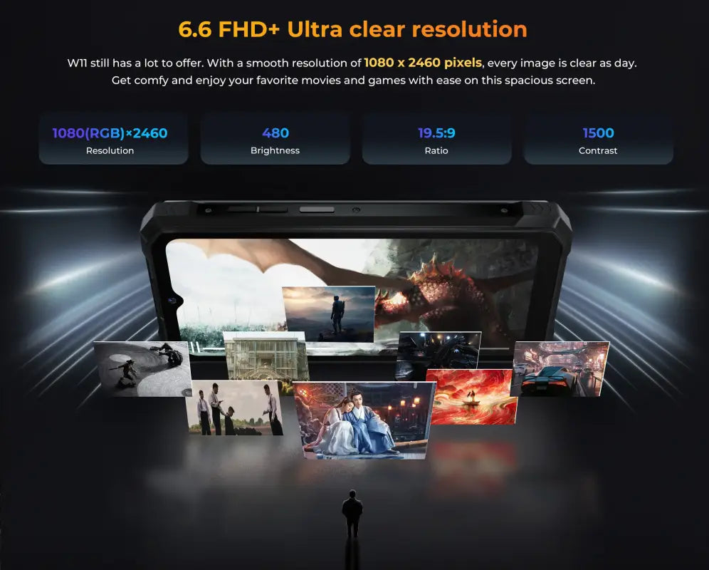 [World Premeire] HOTWAV W11 Rugged Phone 20800mAh 280LM Flashlight 6.6