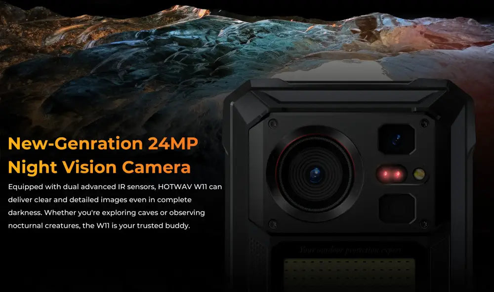 [World Premeire] HOTWAV W11 Rugged Phone 20800mAh 280LM Flashlight 6.6