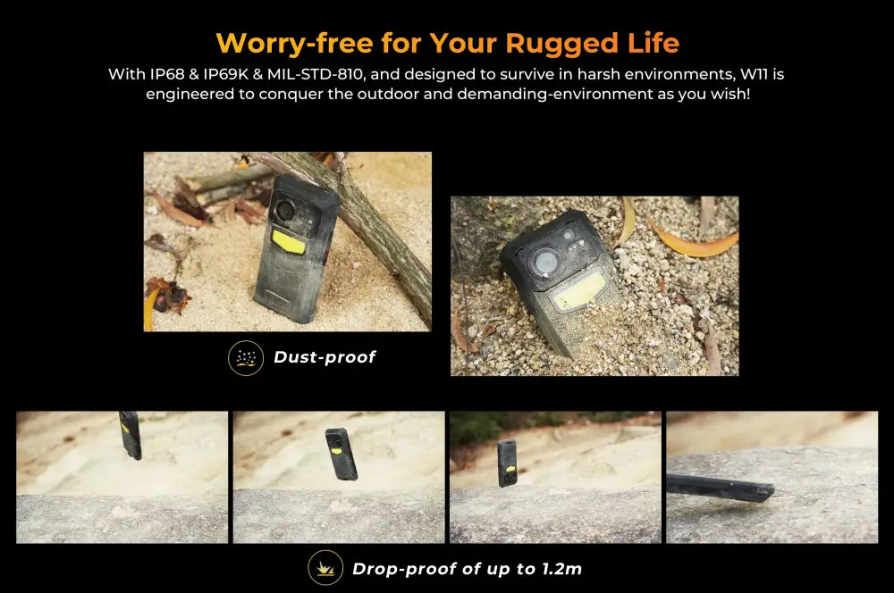 [World Premeire] HOTWAV W11 Rugged Phone 20800mAh 280LM Flashlight 6.6
